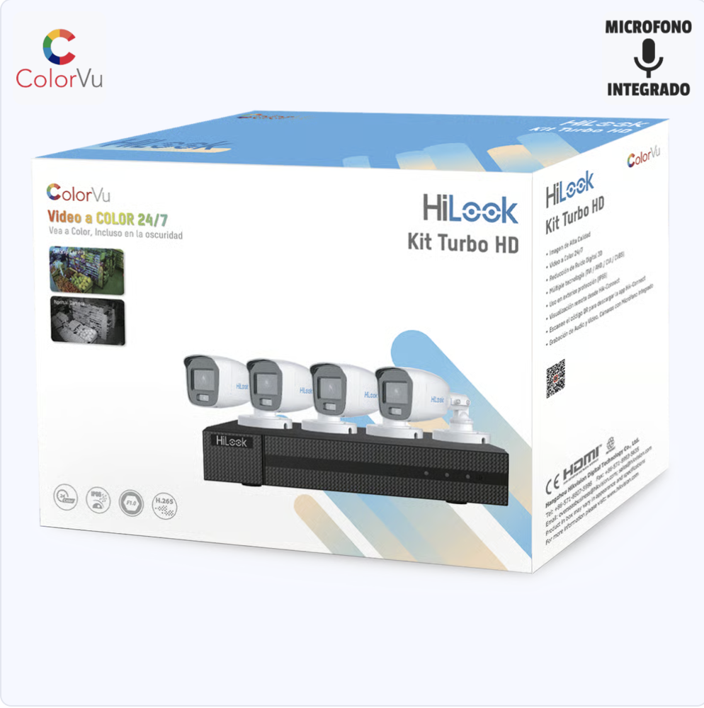 Kit de videocámaras HiLook HL-1080-CV/A